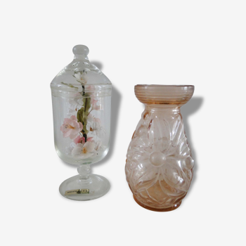 Batch vases + jar