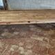 Solid oak farmhouse table "brut" 247x89, top "chocolate oak"