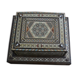 Cigarette box, musical in marquetry