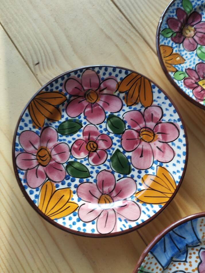 Dessert plates vallauris