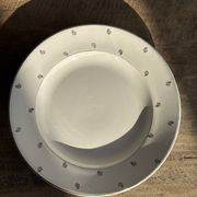 Plat circulaire modèle Nico doré Digoin Sarreguemines D30,5