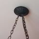 Ceiling light chandelier cut glass signed Lorrain