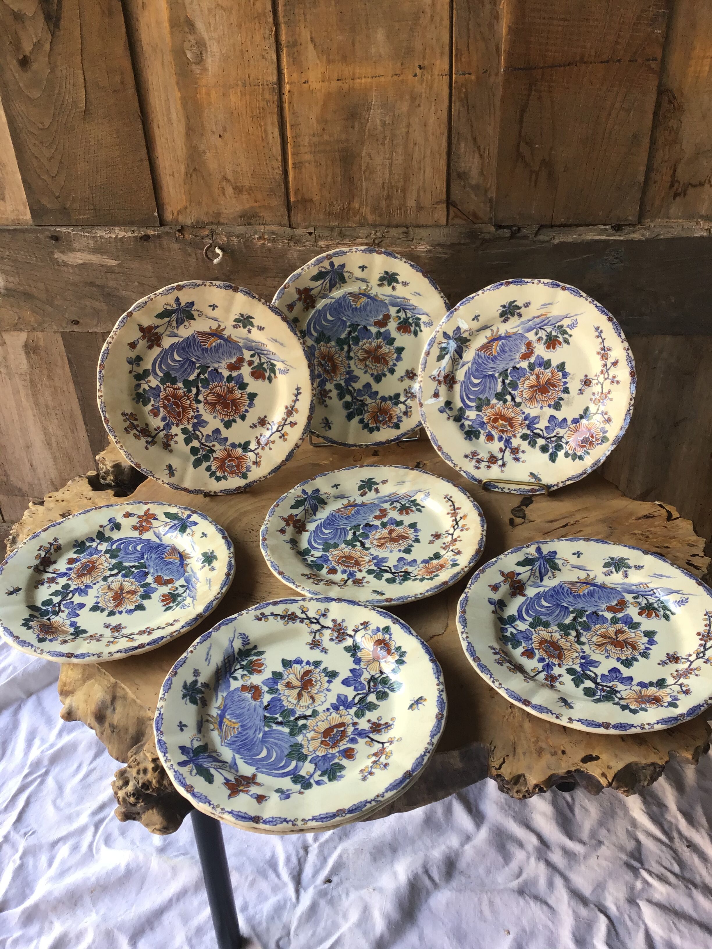 8 Gien plates