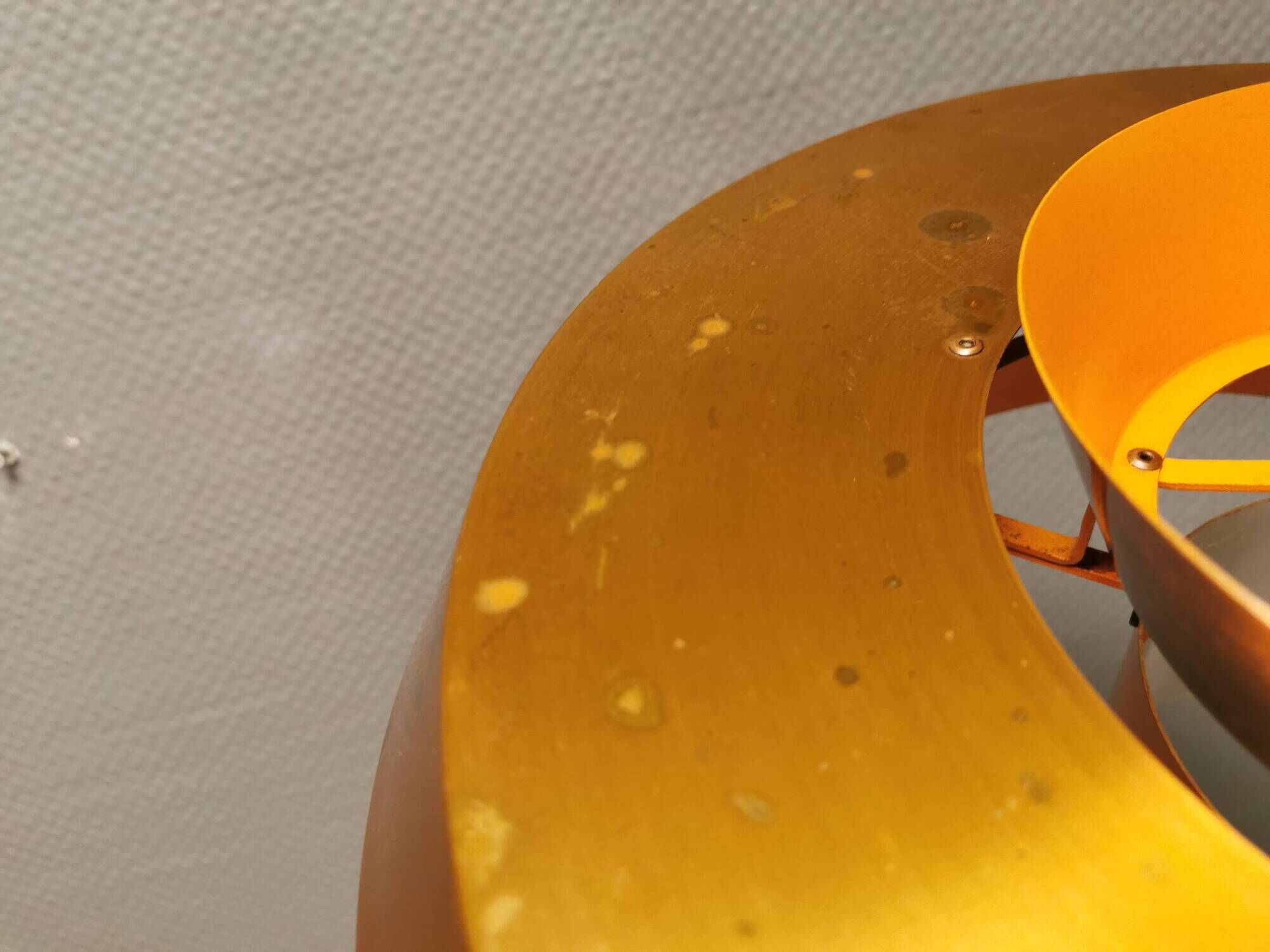 Hanging lamp model ‘Nova’ designed by Jo Hammerborg for Danish Fog&Mørup 1963 in copper