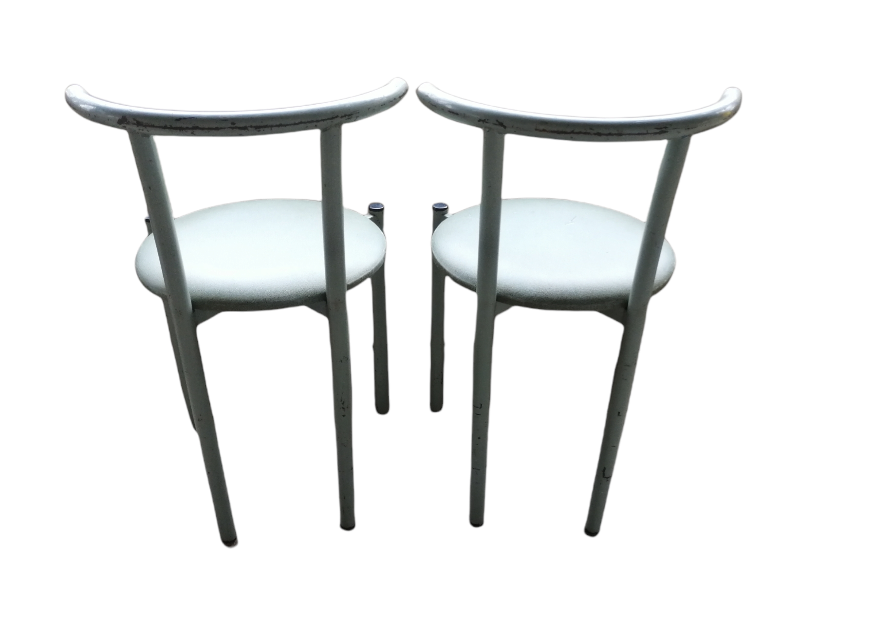 Metal chairs 80s