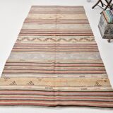 5x9 Soft Pastel Red Vintage Kilim Rug 150x290Cm SK 32959