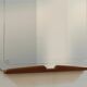 Large Wall Mirror Paolo Buffa Cherry and Brass, Italy, mid-century, circa 1940