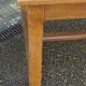Oak drawer farmhouse table