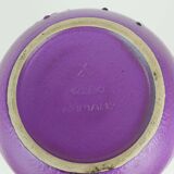 mid century vase dumler & breiden vase model 122/30 with rare colorful patt