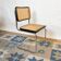 Chaise Cesca B32 noire d'après Marcel Breuer, Italie