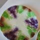 3 plates Sarreguemines in slip