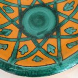 Dish dominant orange and green Saint Clement France