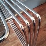 Glass and chrome coffee table 1970