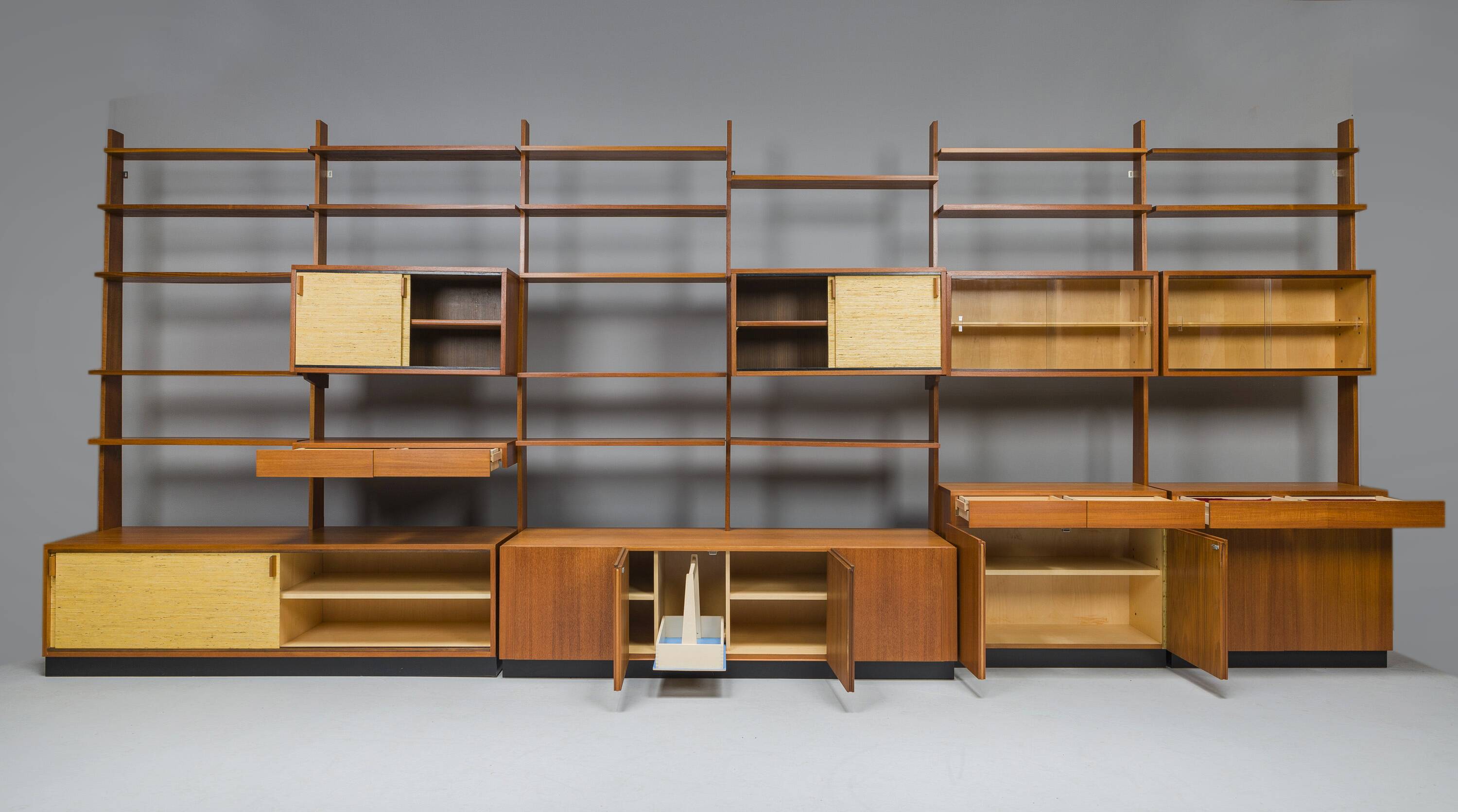 Mid-Century Shelf System by Dieter Wäckerlin for Behr, 1955