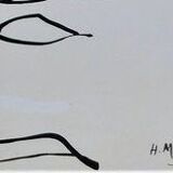Matisse after Le buisson, 1994. Lithograph on strong paper