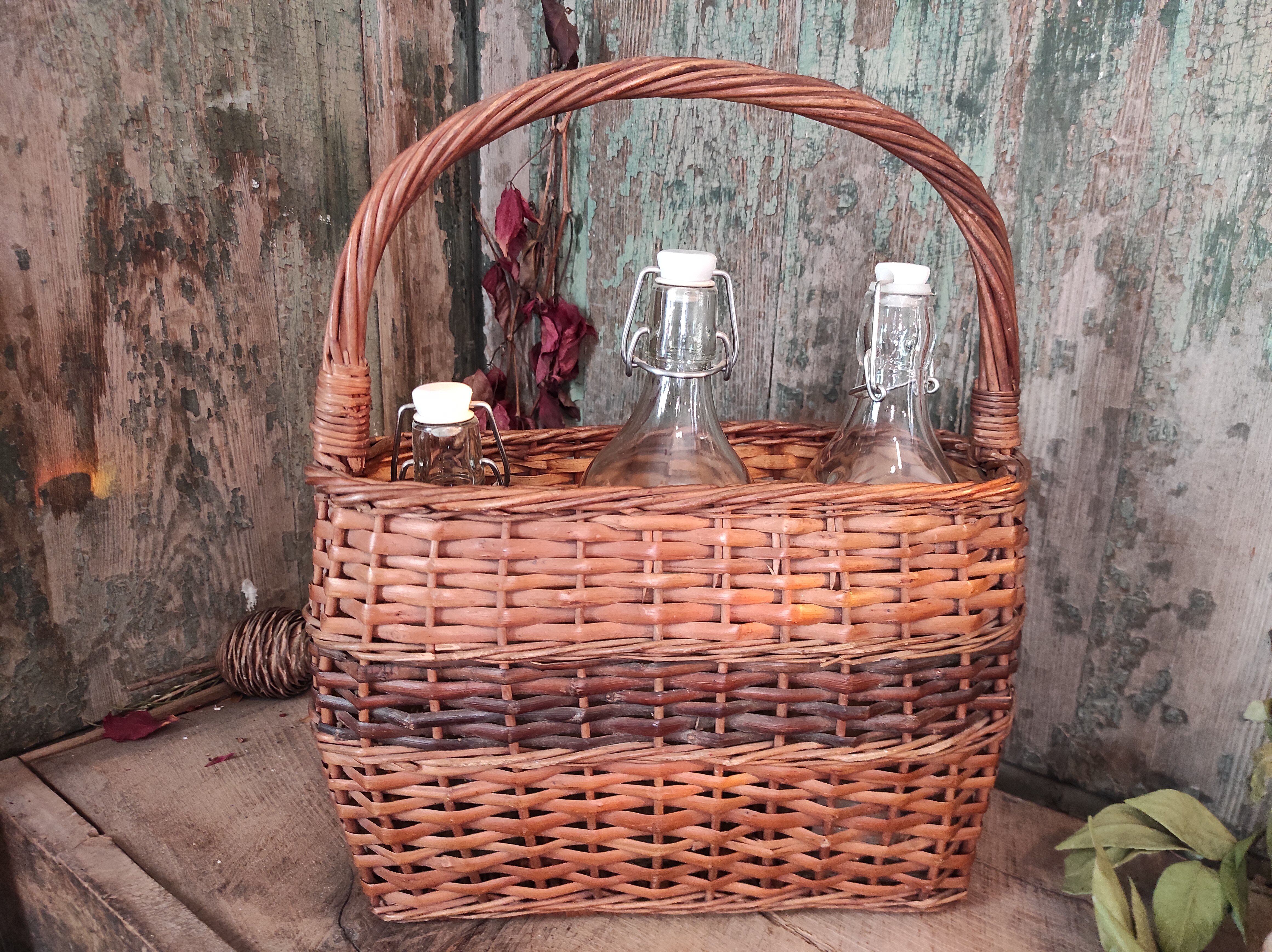 Vintage French basket