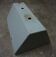 Industrial suspension in enamelled folded metal, vintage 60s