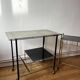 Ensemble de 2 table d'appoint / desserte / support à platine vinyle vintage