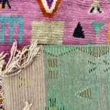 Modern boujad wool boujad rug