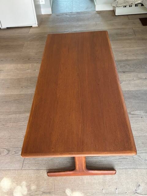 Table basse en teck de Karl-Erik Ekselius - Suède années 60