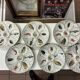 6 vintage oyster plates