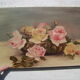 Oil painting on canvas HST Roses Vase signed GUY FAUDOT Pier
