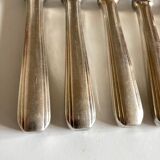 Set of 6 Christofle Boreal knives by Luc Lanel art deco
