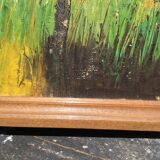 Oil on canvas Horses signed J.Kirsch 1961 (88x72)