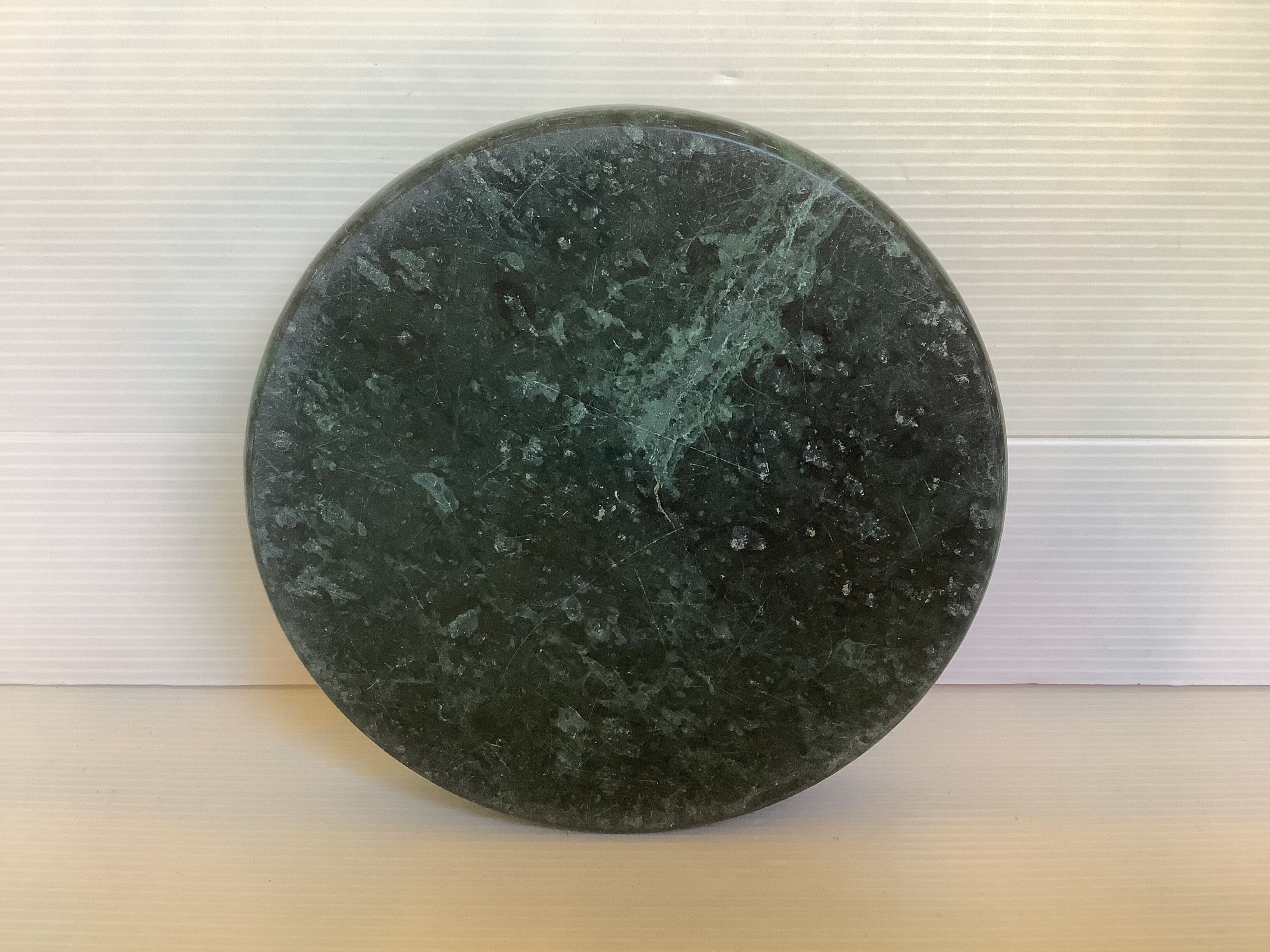 Empty pocket ashtray green marble