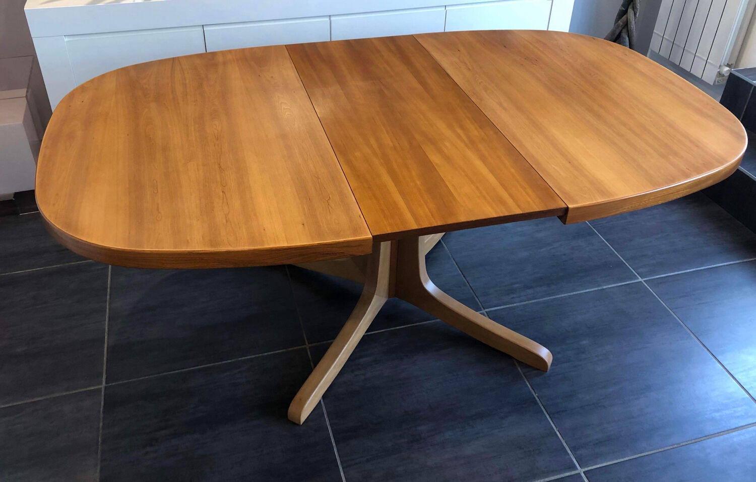 Vintage Baumann extendable table 1970s