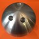 1970s vintage bowling ball ice bucket in brushed steel
