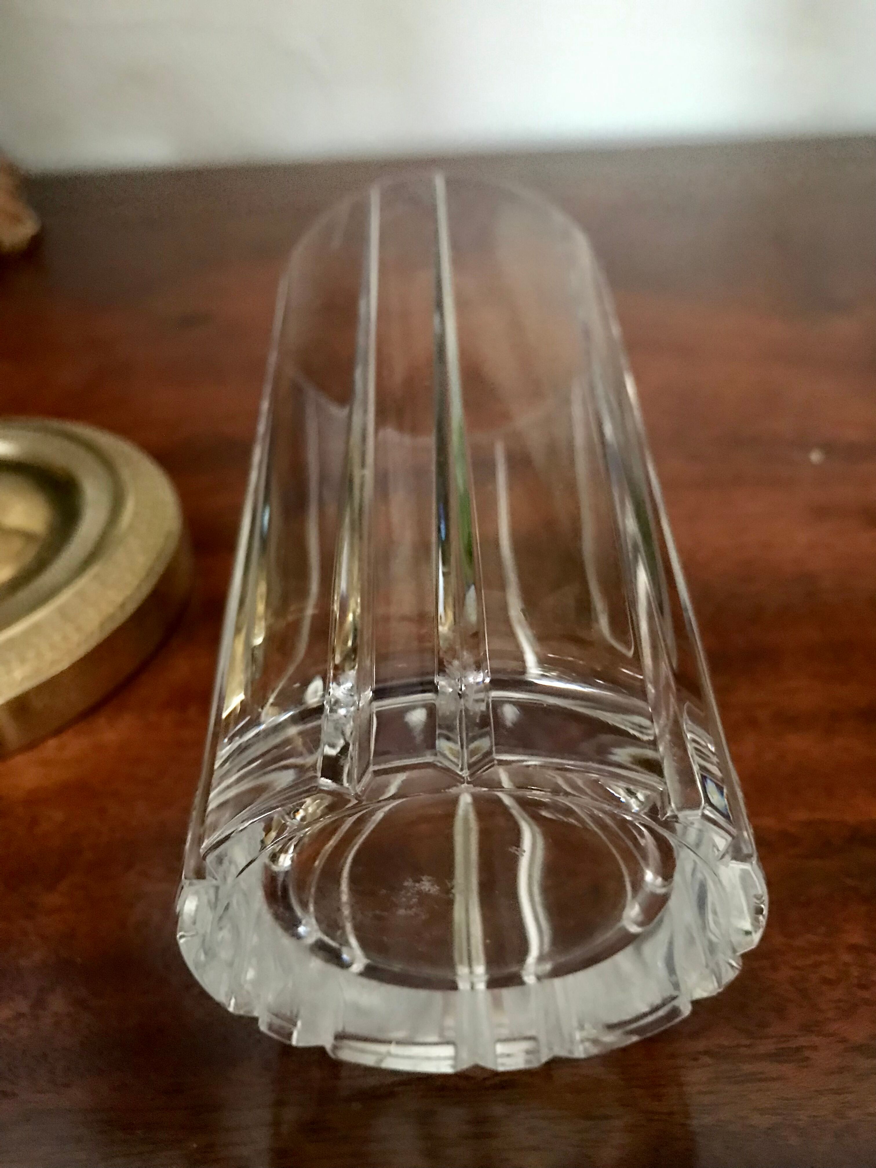 5 crystal glasses