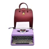 Typewriter underwood 18 lila light vintage revised new ribbon