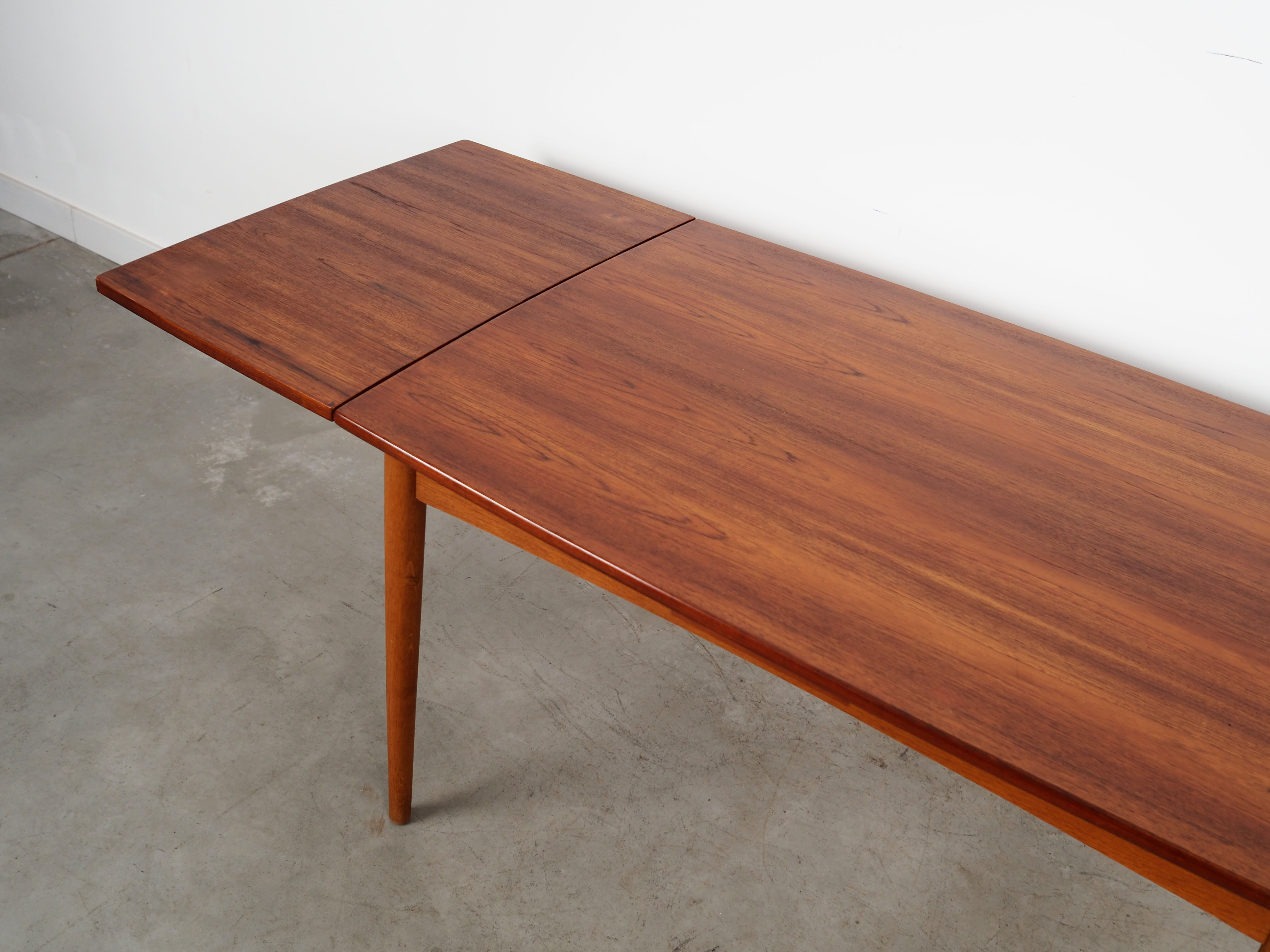 Teak table, danish design, 1970s, production: denmark