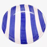 Blue and white ceramic soup plate
