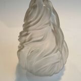 Frosted glass flame lampshade