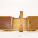 Vintage sewing worker