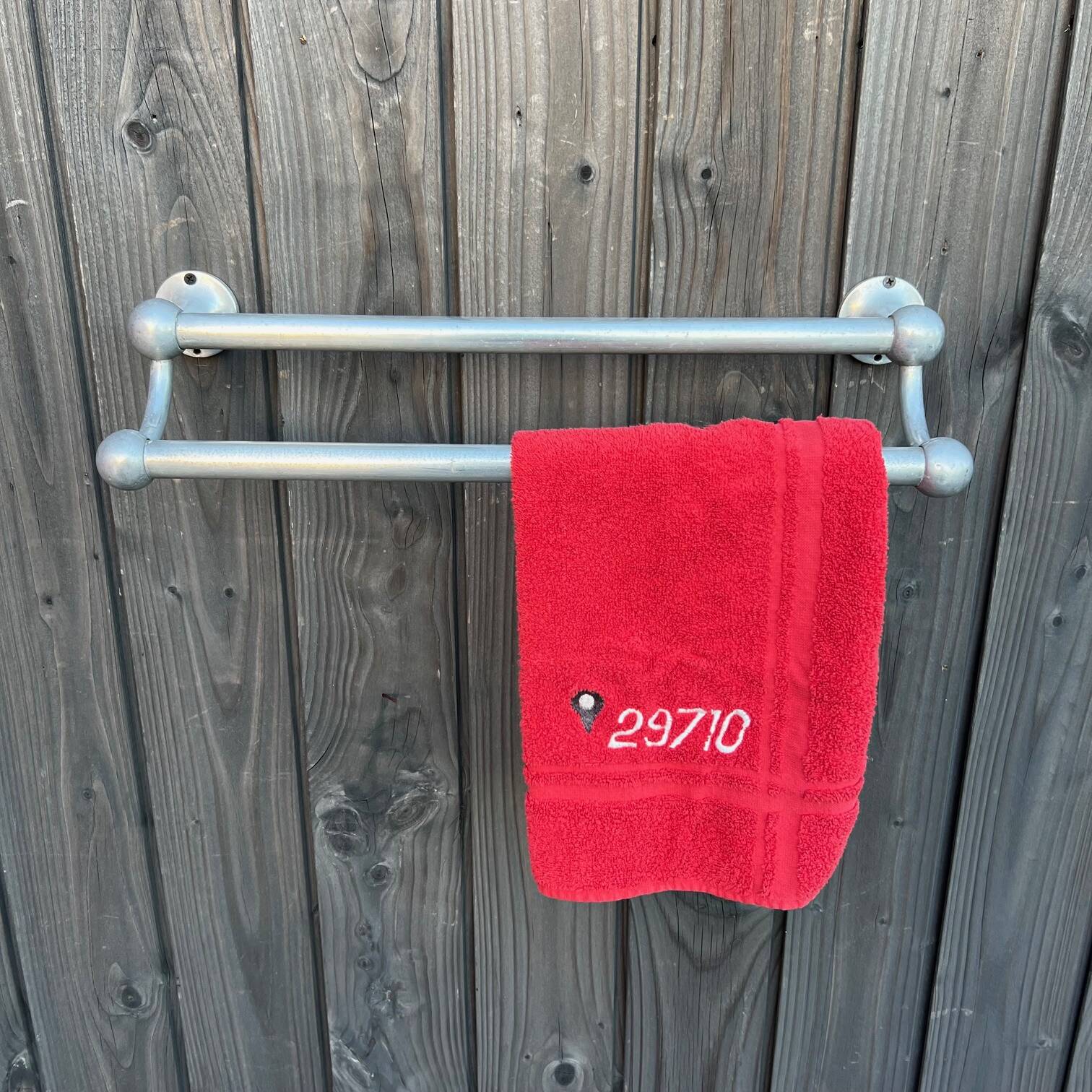 Vintage aluminum napkin holder