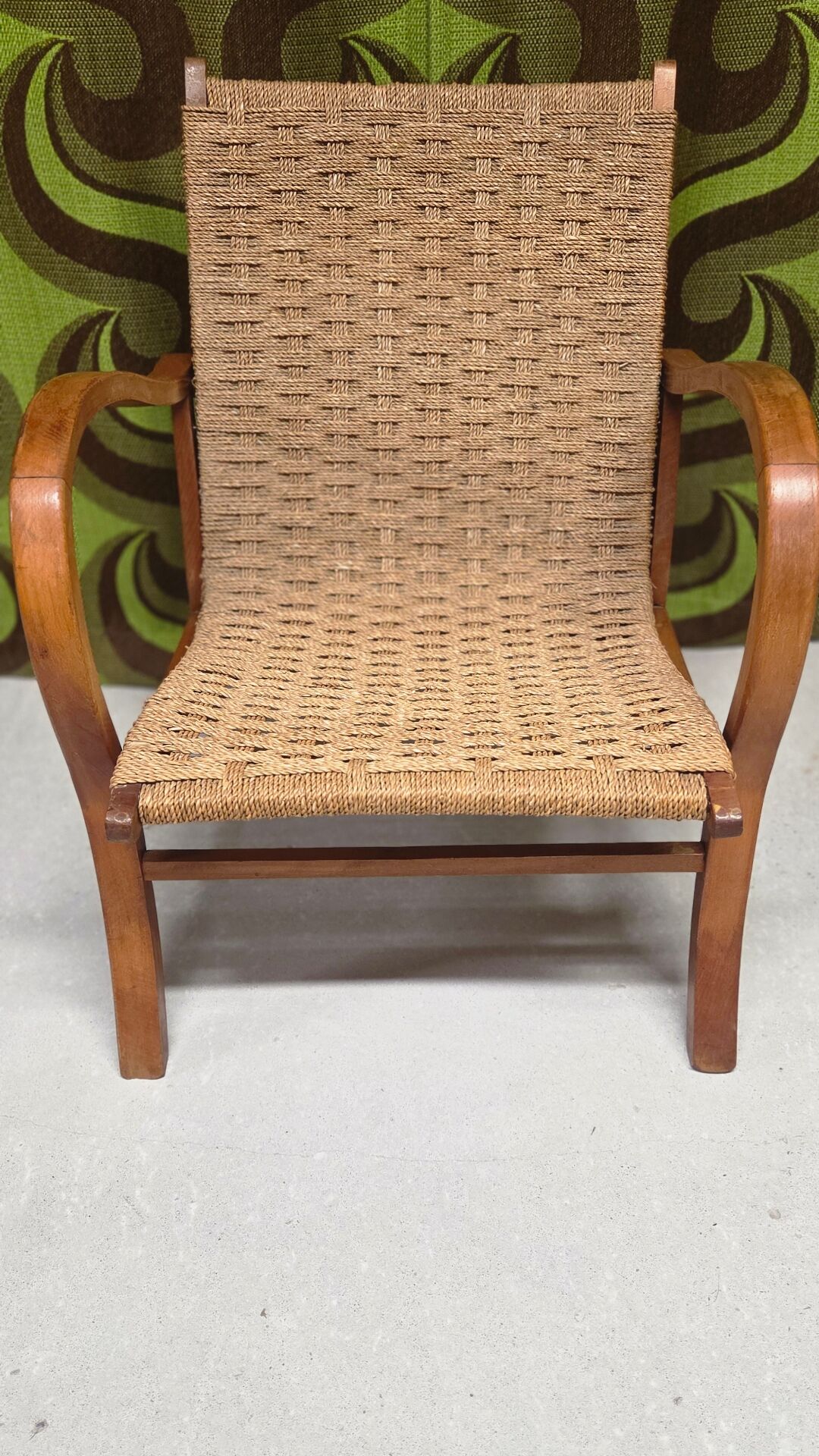 Fauteuil Cordage Erich Dieckmann Design Vintage