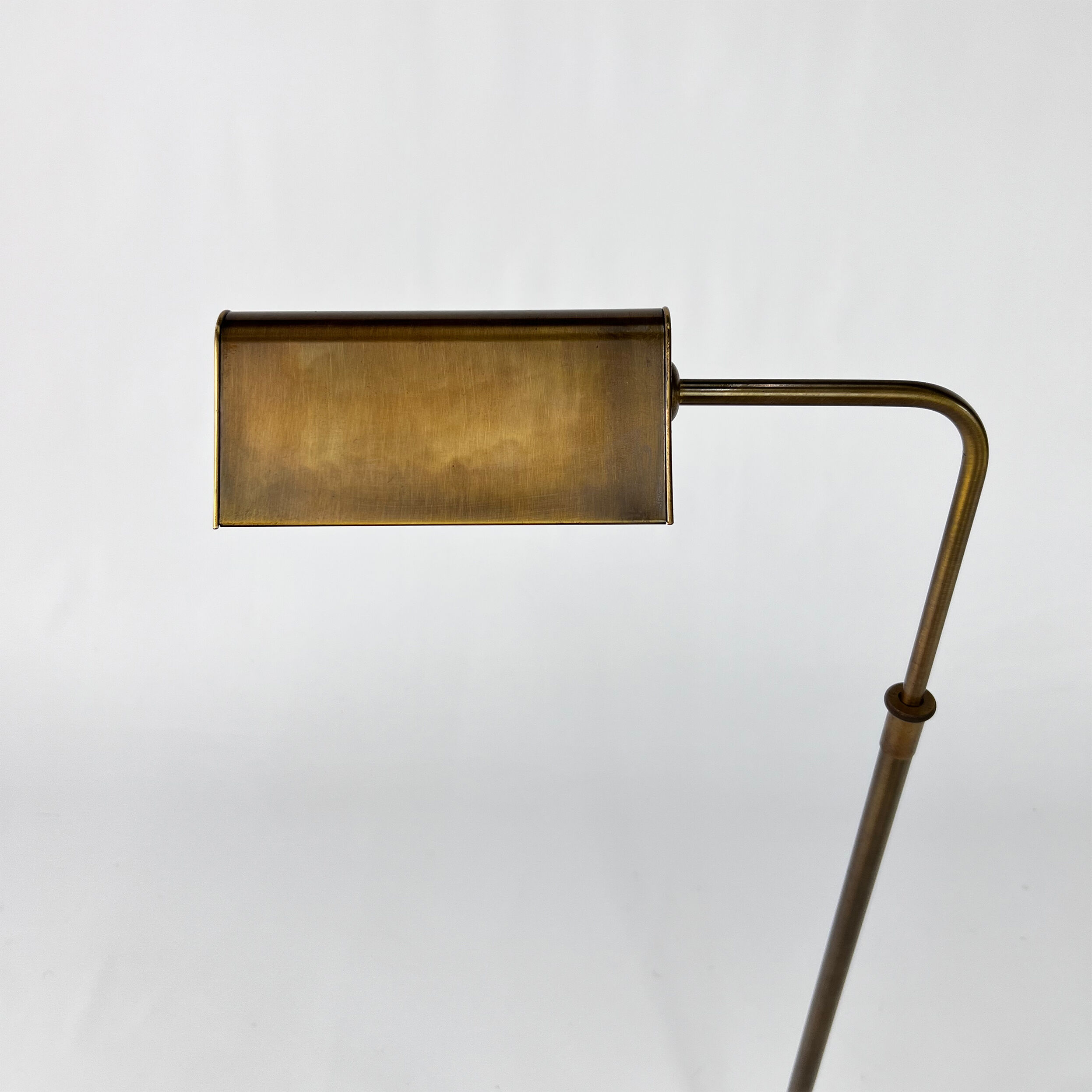 Mid Century Brass and Steel Classical Floorlamp, 1960s