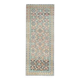 Vintage Turkish Oushak Handmade Wool Cotton Brown Runner Rug 118x301
