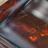 Mid-Century Christian Dior Lucite and Metal Tray - 1970s Designer Piece, France