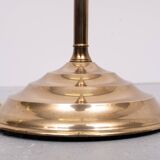 Classic brass Floor Lamp with Curved Neck, 1950s