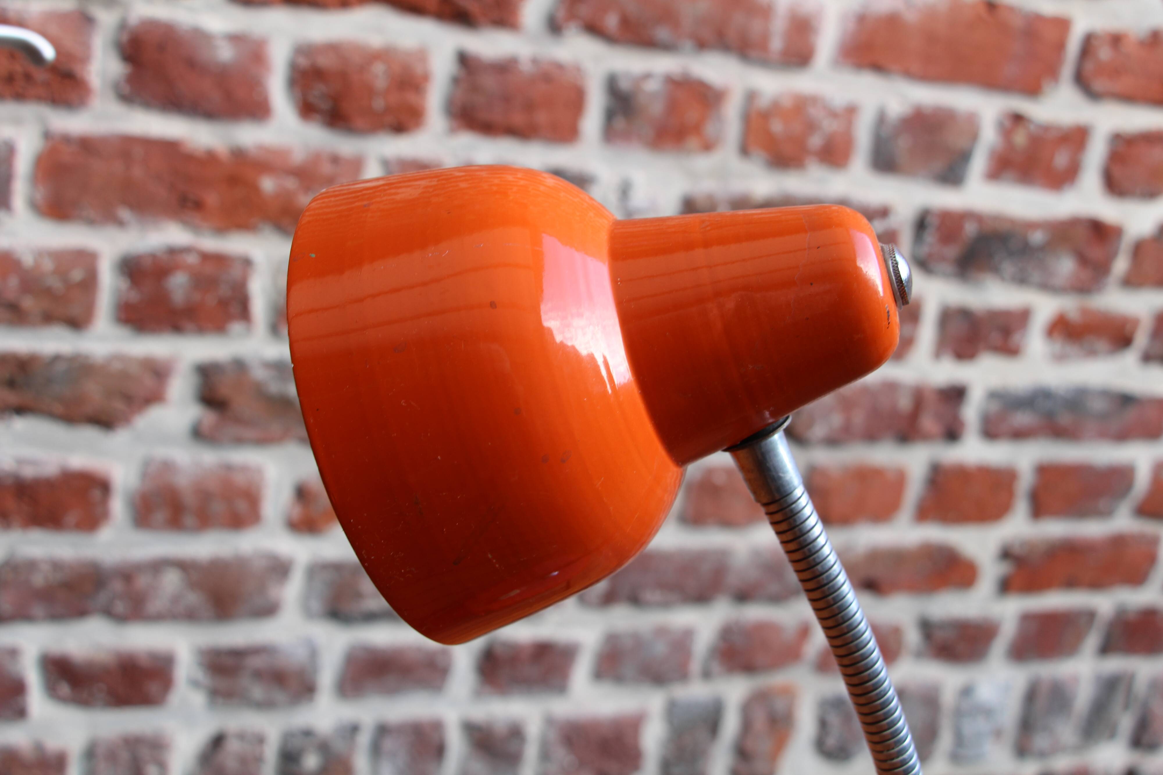 70's orange desk lamp