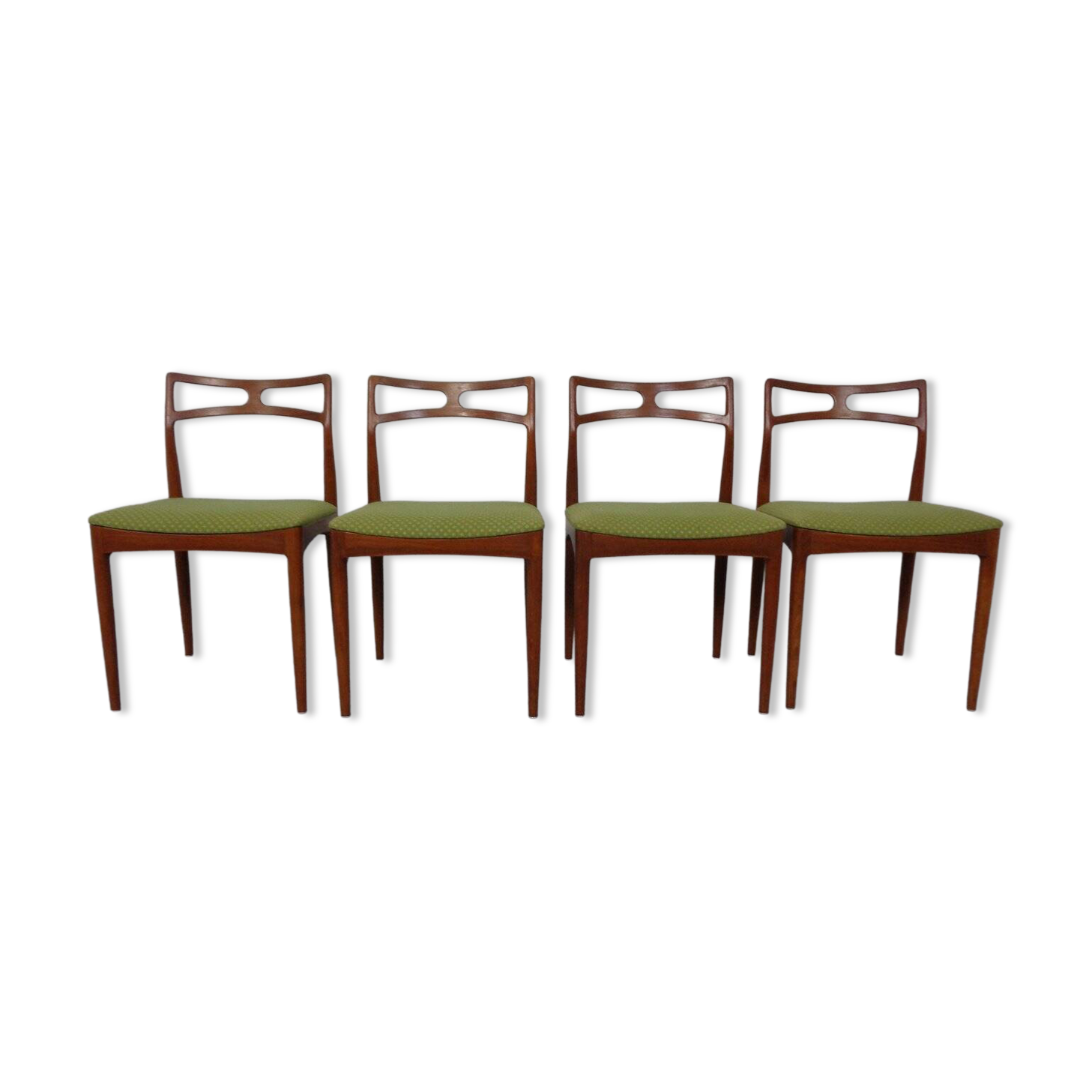 Model 94 Teak Dining Chairs by Johannes Andersen for Christian Linneberg, 1960s, Set of 4