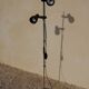 Floor lamp in metal chrome with spots, early 1970s
