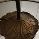 Two art nouveau style tulip lamps signed art de France