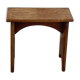Lace bench in natural wood folk art, quite high