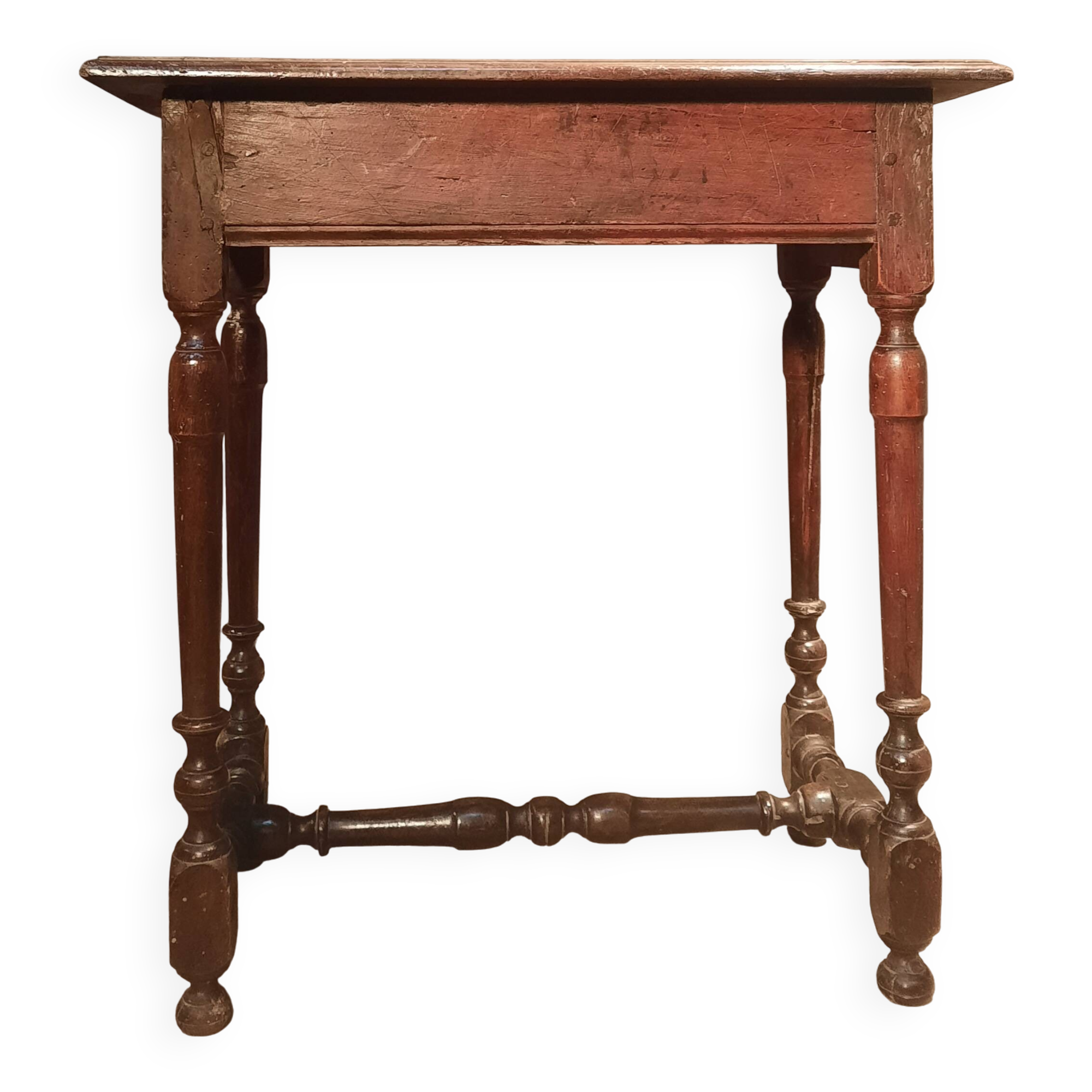 Rectangular side table from the eighteenth century.