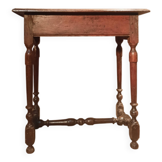 Rectangular side table from the eighteenth century.